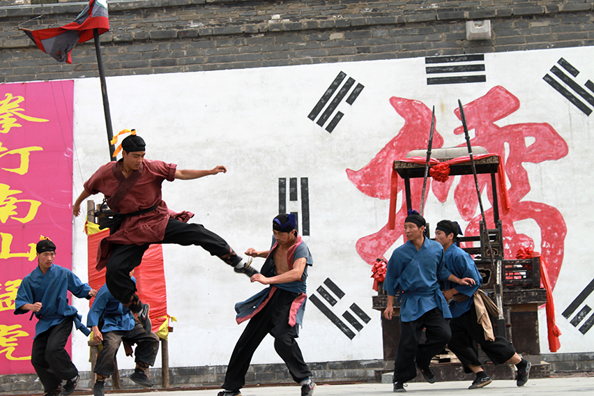 汶上摄影走进水浒影视城 见证精彩演出之武打擂台