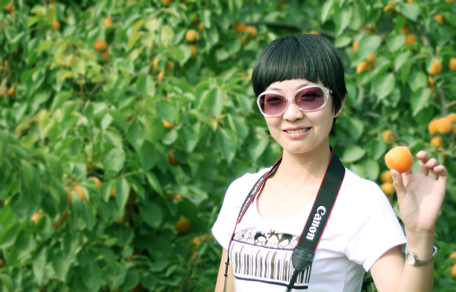 杏姑--汶上白石山杏形象代言人