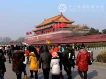 天安门和新华门