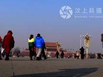 除夕下午的天安门
