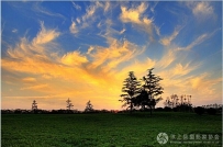 莲花湖晚霞
