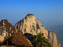 初冬华山
