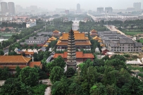 俯视宝相寺全景图