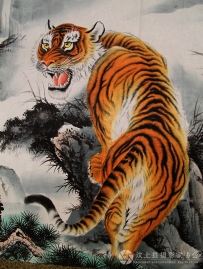猛虎【田哥藏品：《雄风万里》 部分截图】