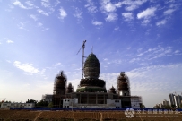 建设中的汶上宝相宫