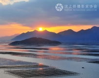 夕阳泛舟